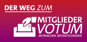 Der Weg zum Mitgliedervotum