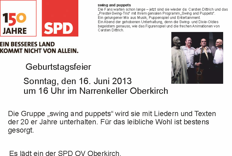 Einladung der SPD Oberkirch